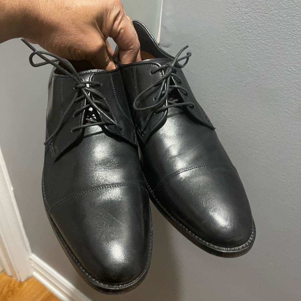 Cole Haan Black Dress Lace-Up Shoes Sz 10.5